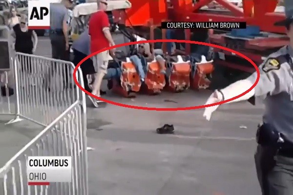 美俄州游乐设施空中解体 甩飞游客1死7人轻重伤